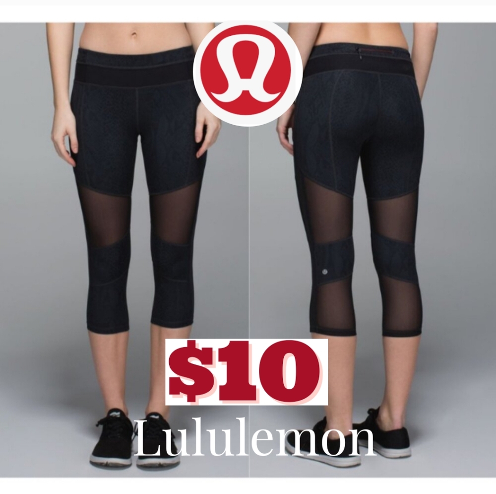 Cropped leggings Lululemon size 4